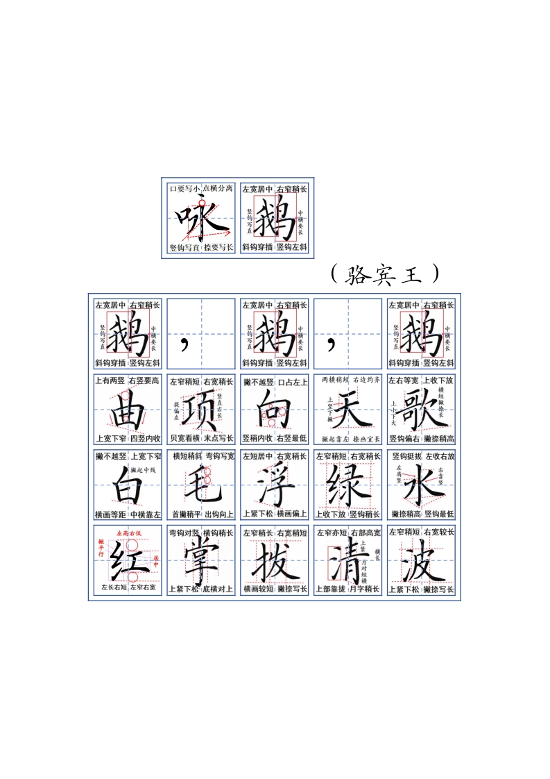 1年级古诗字精讲-五车芝士
