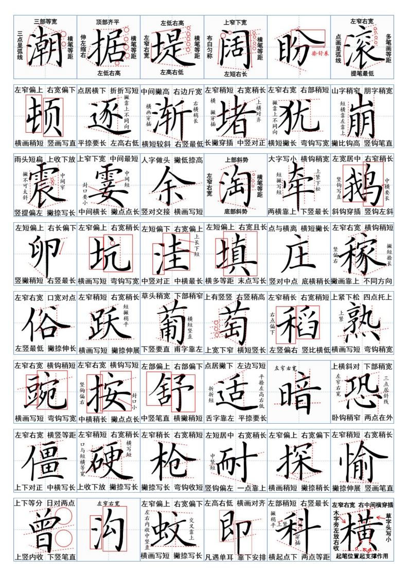 4年级上册生字词结构分解一览表-五车芝士