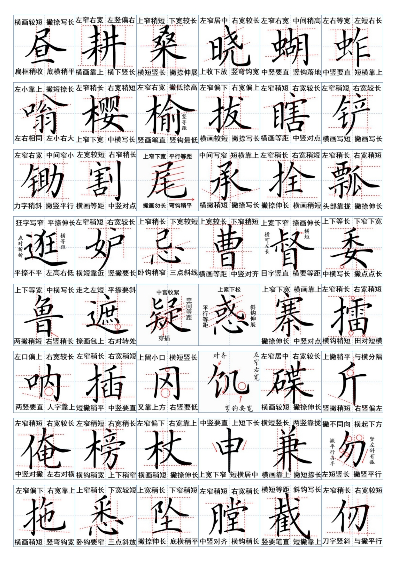 5年级下册生字词结构分解一览表-五车芝士