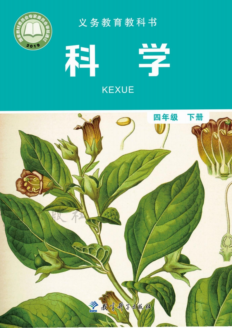 【教科版】四年级下册科学电子课本-五车芝士