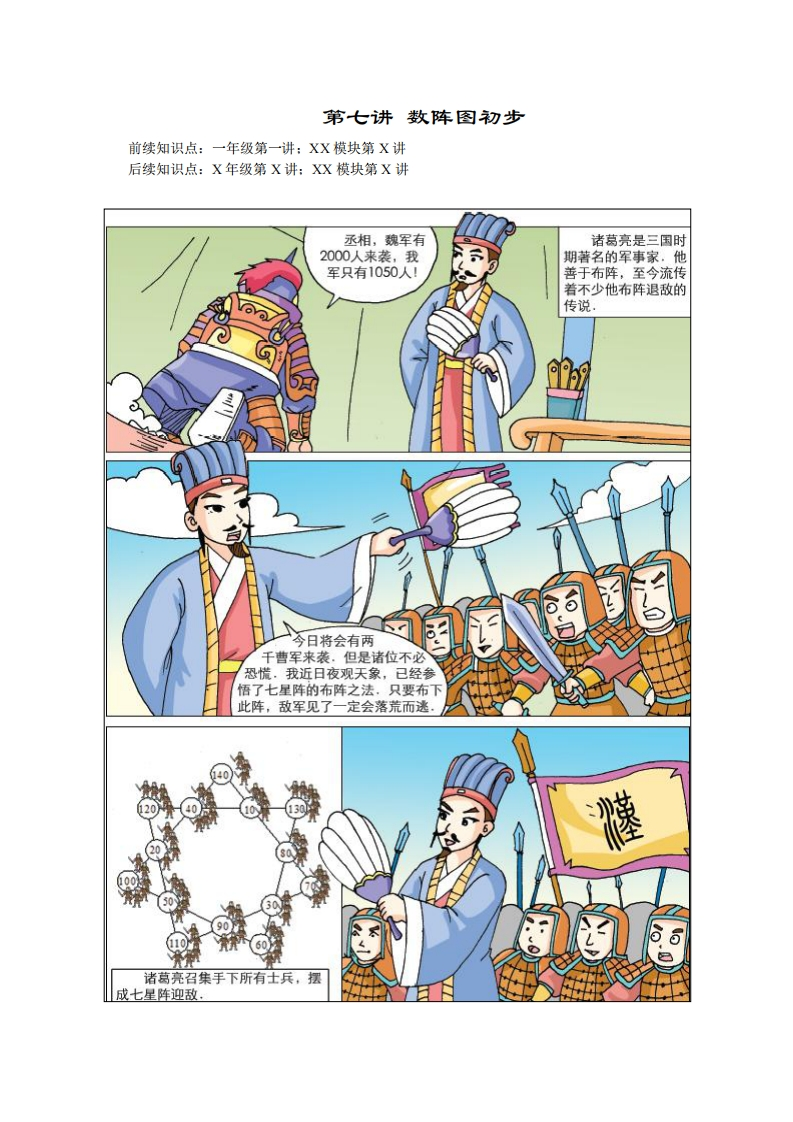 三年级奥数下第07讲-数阵图初步（带解析）-五车芝士