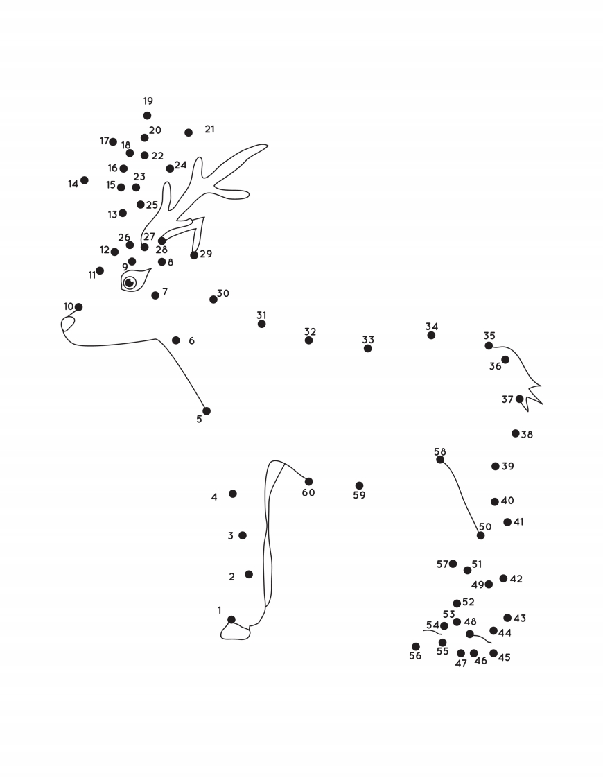 幼儿数字连线画高清30张-五车芝士