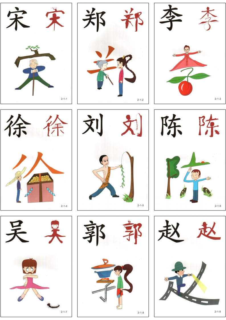 幼儿直映识字第二册3x3-五车芝士